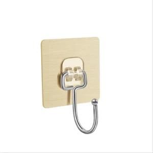 Strong Traceless Kitchen Brush Wall Mounted Hanger Hook with Stainless Steel