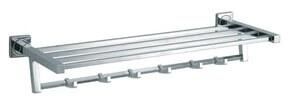 Big Sale Bathroom Accessories Stainless Steel Polish Finished with Bar&Hook Towel Rack