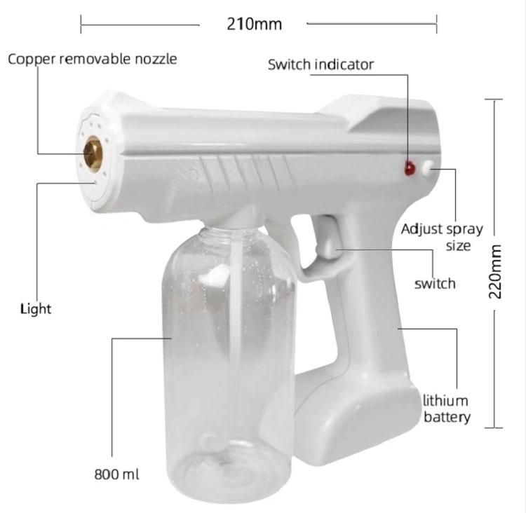 Nano Steam Gun, Ready to Ship Nano Sprayersteam Gun, Wireless Sprayer Gun Atomizer