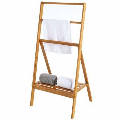 3 Tier Bamboo Bathroom Towel Rack