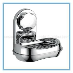 ABS Wall Mounted Suction Soap Dish Chromed