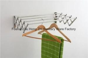 High Grade Stainless Steel 304 Bathroom Rack Folding Towel Rack