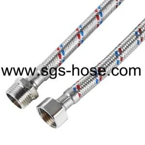 Steeel Braided Flexible Water Hose with EPDM and Brass Ends