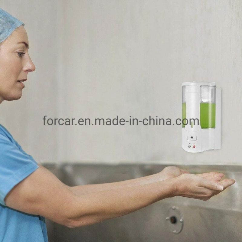450ml Plastic Soap Dispenser Automatic Liquid Soap Dispenser Wall Mounted for Kitchen Bathroom