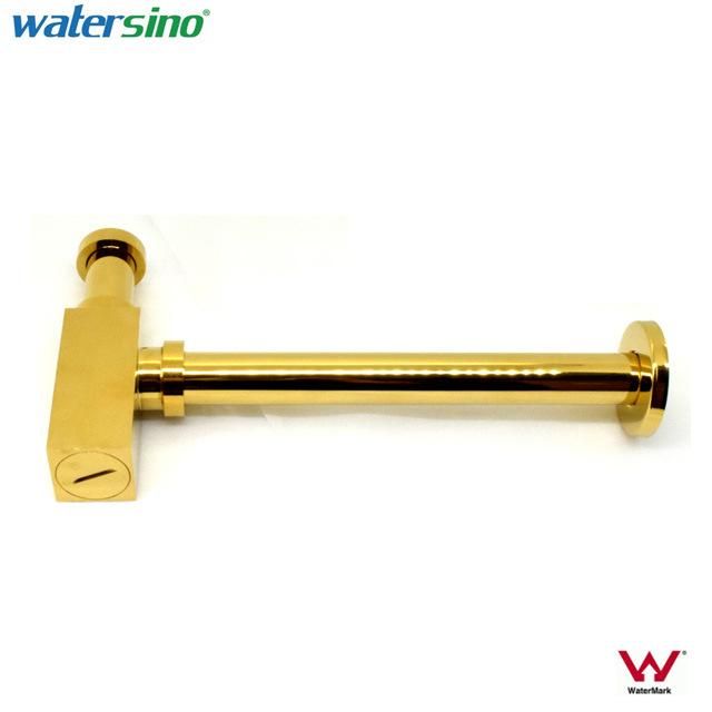 Watermark Bathroom Brass Square Bottle Trap Gold Plated