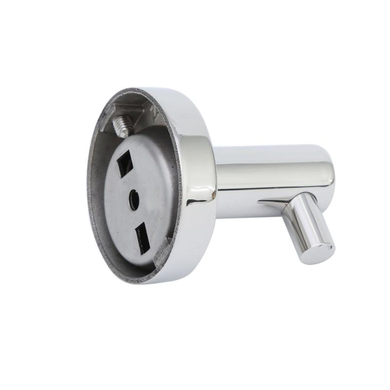 Stainless Steel 304 Big Round Base Single Robe Hook (06-1206)