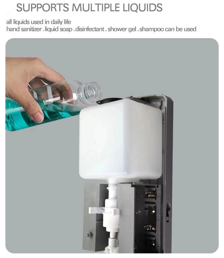 China Plastic Automatic Touchless Sensor Sanitizer Hand Soap Liquid Dispensers