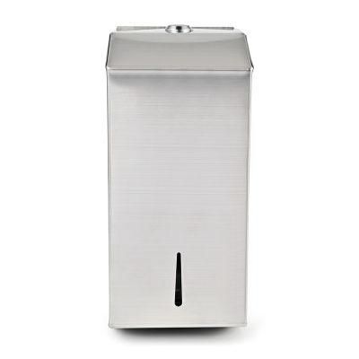 Stainless Steel Toilet Tissue Dispenser Brushed Flat Paper Dispenser