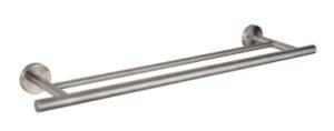 Stainless Steel 304 Round Double Towel Bar