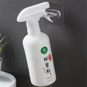 Transparent Wall Magic Sticker Hand Sanitizer Bottle Holder Hanger Rack