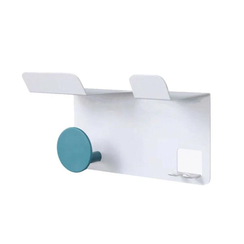 Wall Mounted Punch-Free Hair Dryer Rack Wall-Mounted Plastic Storage Holder