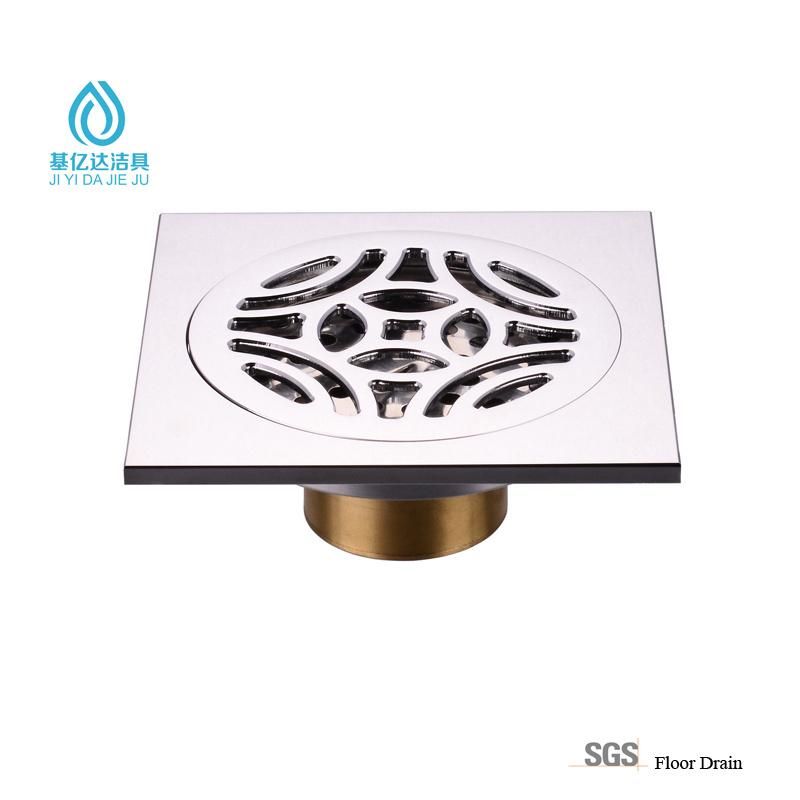 Bathroom Accessories Waste P Trap Square Floor Drain