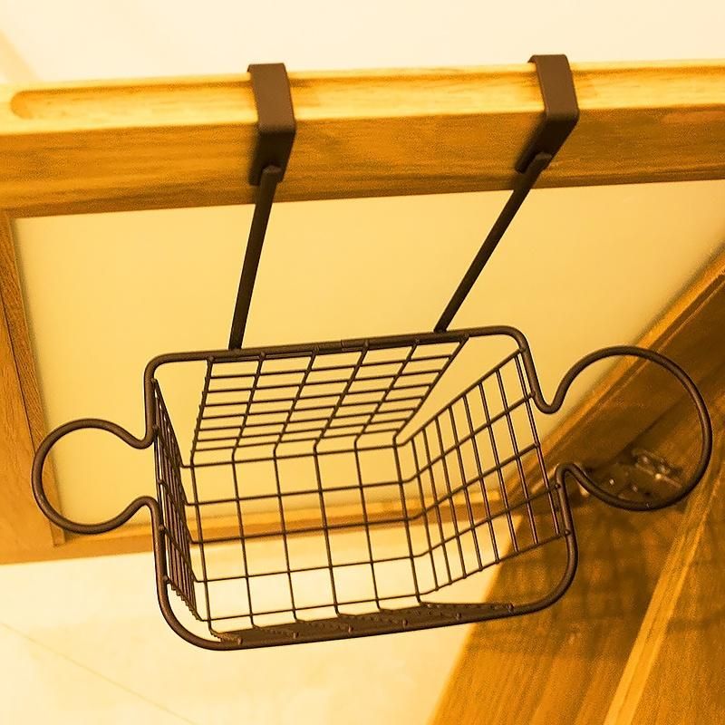 Shower Room Hair Dryer Holder Metal Accessory Rack Bathroom Organizer