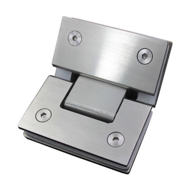 Stainless Steel Cabinet Glass Door Hinges Glass Clamps