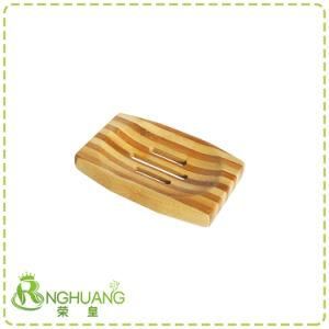 Double Color Bamboo Soap Dish Squre Soap Dish 031