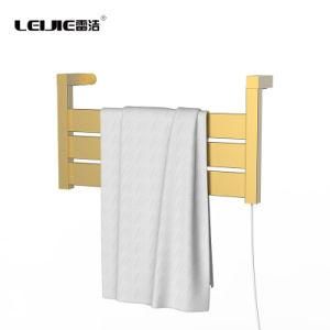 Wall Mounted Holder Rail Electric Warmer Bathroom Dryer 304 Stainless Steel Heated Towel Rack