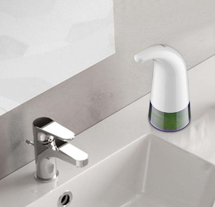 Home Office Restroom 250ml Foam Automatic Infrared Sensor Foaming Liquid Hand Sanitizer Dispenser Induction Sterilization Touchless Soap Dispenser Desk Mounted