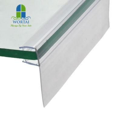 Shower Door F Jamb Seal with Soft Leg Fit for 90 Degree and 3/8 Inch Glass Seal Strip