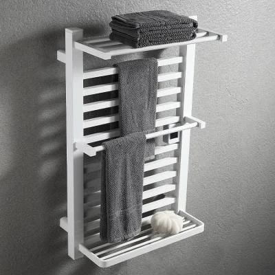 Kaiiy Bathroom Accessories Wall Mounted Electric Heated Warmer Towel Rack Towel Warmer Electrically Heated Towel Rack