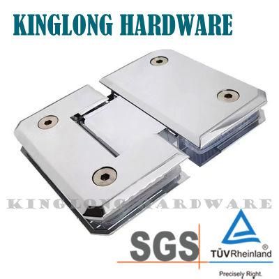 Stainless Steel Glass Furniture Hardware Fitting 180 Degree Bathroom Accessories Shower Door Hinge