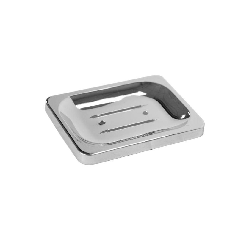 Bathroom Fitting Soap Dispenser Holder Chrome Plated Dish Holder