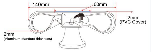 PVC Handrail Brackets Handrail