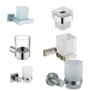 Wall Mounted Bathroom Glass Holder 304 Stainless Steel