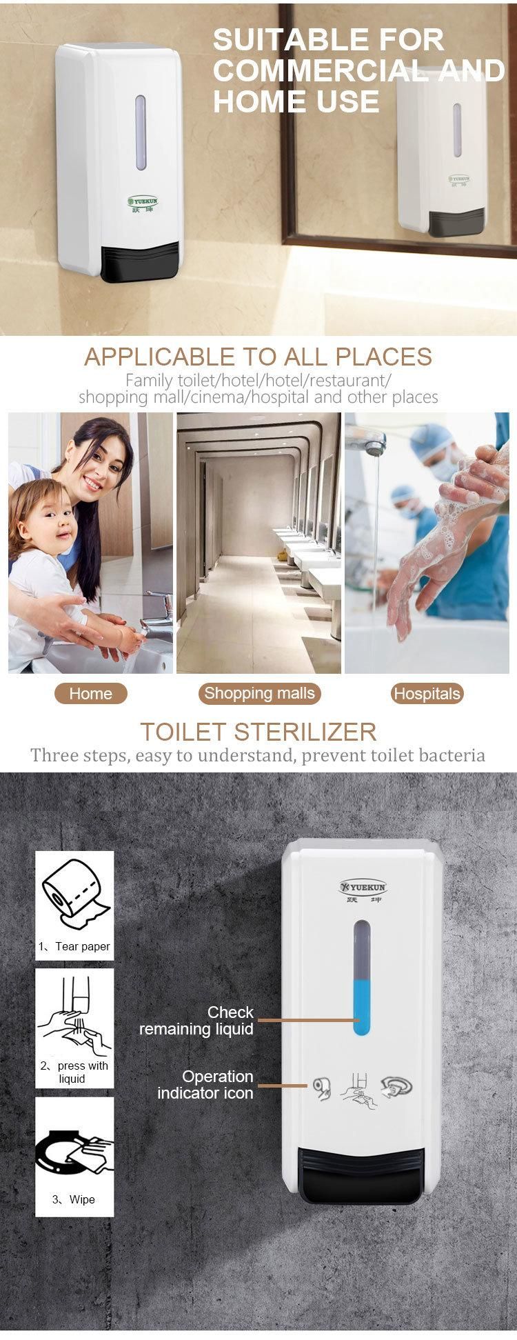 Manual Liquid Single Shower Head Hand Soap Dispenser for Restroom