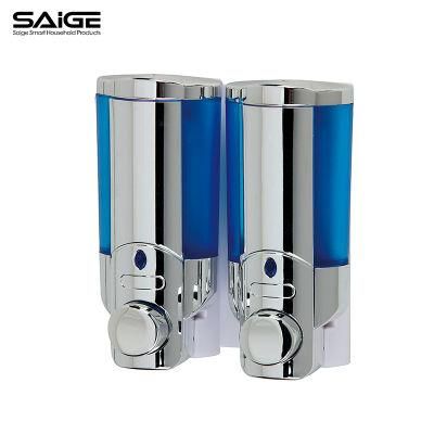 Saige 210ml*2 Wall Mounted Hotel Liquid Soap Dispenser