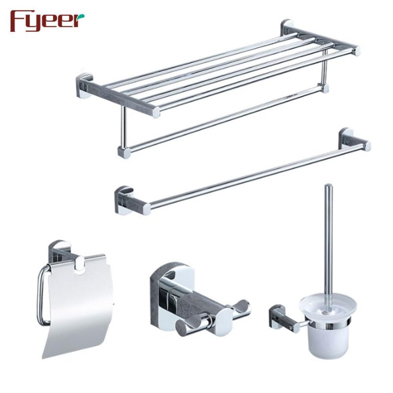 Fyeer High Quality Brass Toilet Brush Holder