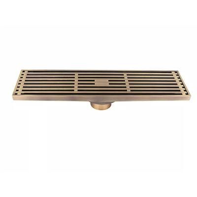 Rectangle Floor Drain Antique Brass Shower Enclosure Floor Drainer Bathroom Accessories