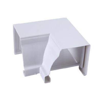 PVC UPVC Plastic Rain Gutter Fittings 90 Degree Inside Corner Building Materials