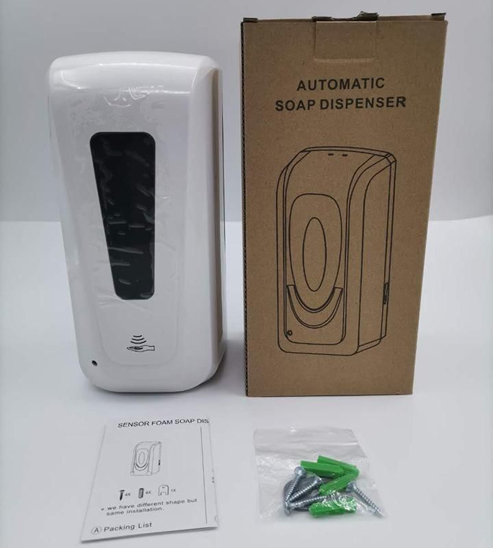 2021 Hotel Wall-Mounted 1000ml Automatic Foam Spray Liquid Soap Dispenser