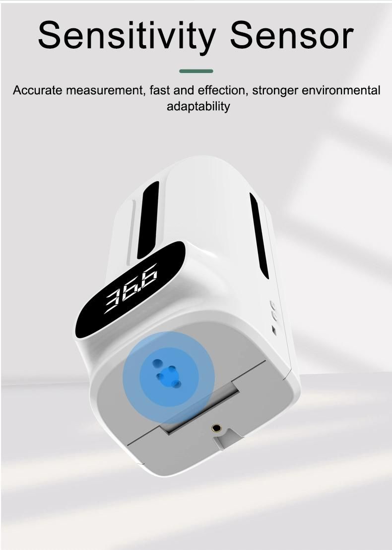 2021 New Wall Mounted Automatic Hand Free K9 PRO Plus Soap Dispenser Alcohol Spray Model
