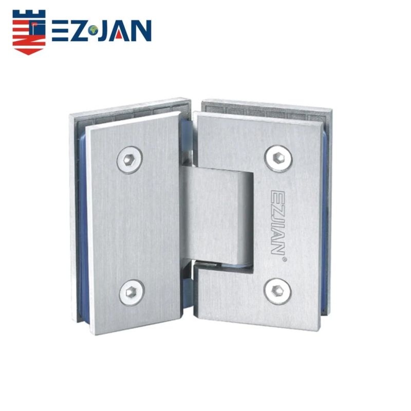 Stainless Steel Glass Shower Doors Glass to Glass Hinge