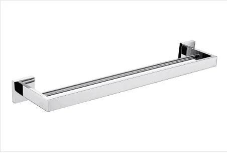Woma Chrome Bathroom Pendant Safety Towel Bar Double Towel Rack