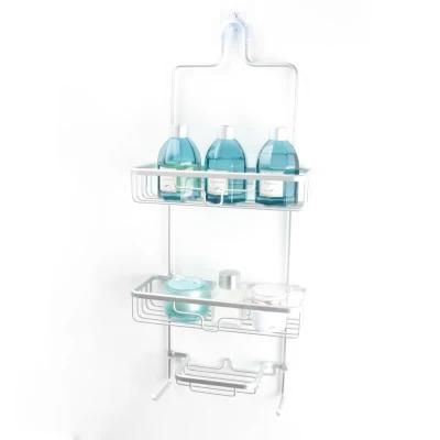 3 Tier Aluminum Wire Hanging Shower Head Caddy Organizer