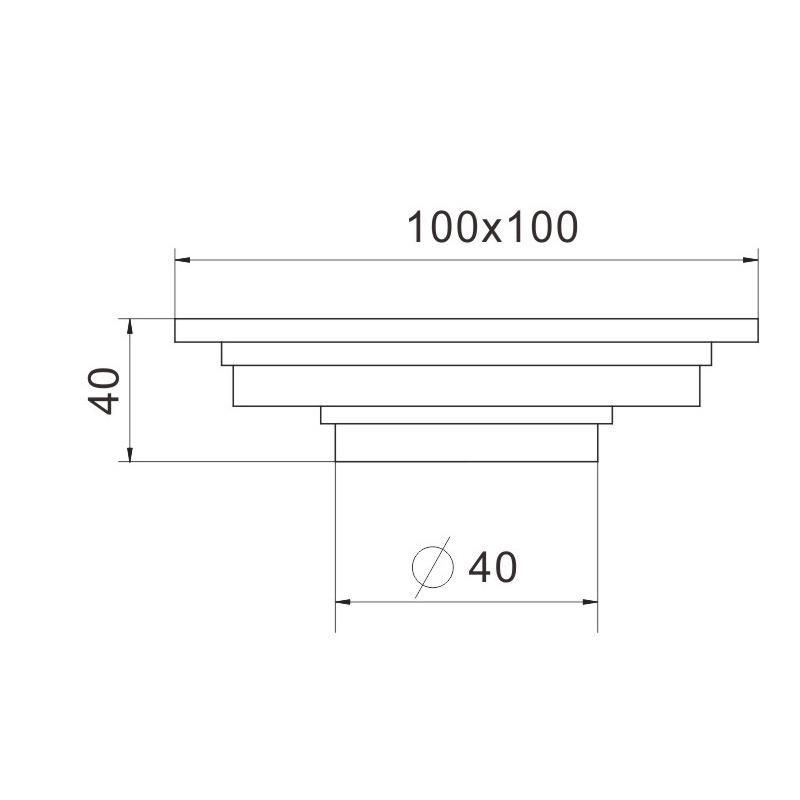 Good Selling Square Tile Insert Floor Drain Cover Stainless Steel