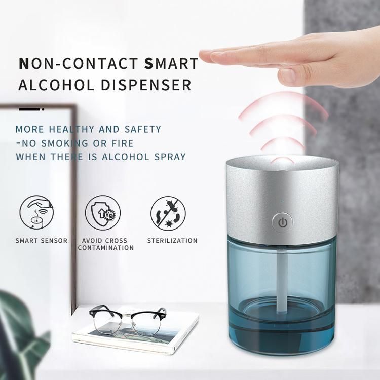 Scenta Infrared Induction Portable Automatic Alcohol Spray Dispenser OEM Touchless Alcohol Hand Hygiene Sanitizer Dispenser