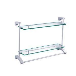 Aluminum Double Glass Shelf (SMXB 70311-D)