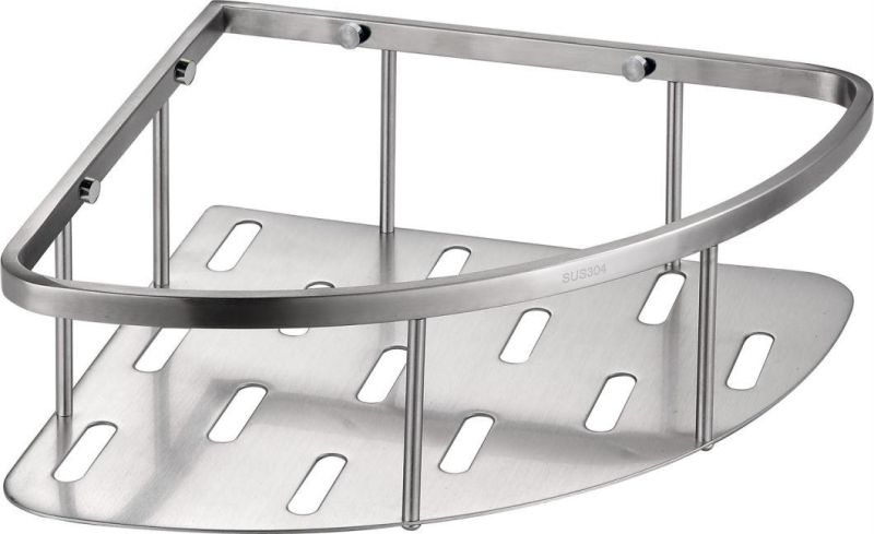 Corner Shower Caddy Stainless Steel Wall Mounted Bathroom Shelf