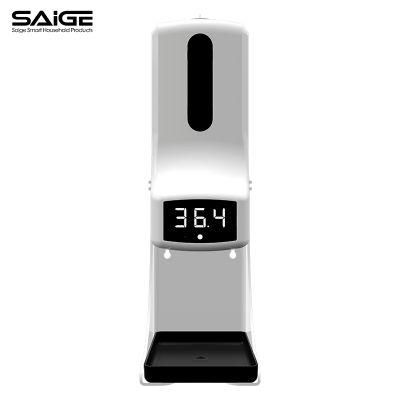 Saige 1000ml K9PRO Digital Automatic Alcohol Dispenser Temperature Measuring Soap Dispenser