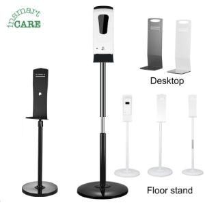 Stainless Steel Standing Electric Hand Sanitizer Dispenser Touch Free Smart Spray