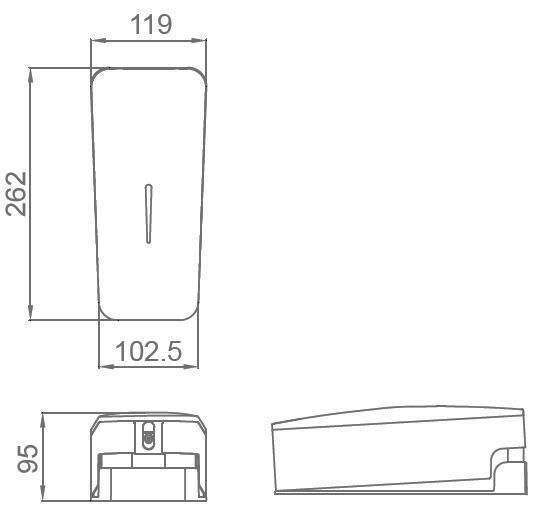 New Design 304 Stainless Steel Wall Mounted Soap Dispenser for Hotel and Commercial Bathroom Accessories