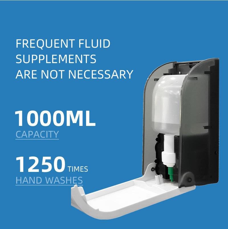 Wall Hanging Hotel Washroom Touchless Spray Foam Soap Dispenser