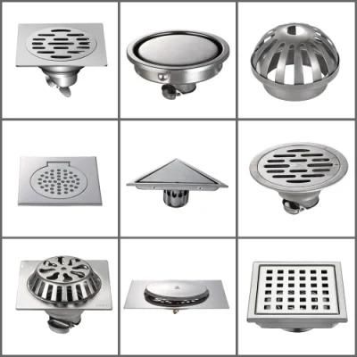 Odor Removal Floor Drain Stainless Steel Shower Drain