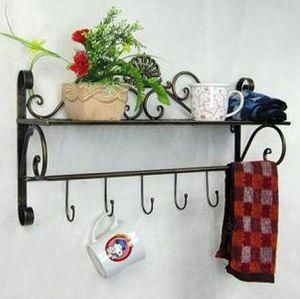 Classical Metal Storage Rack with Hook