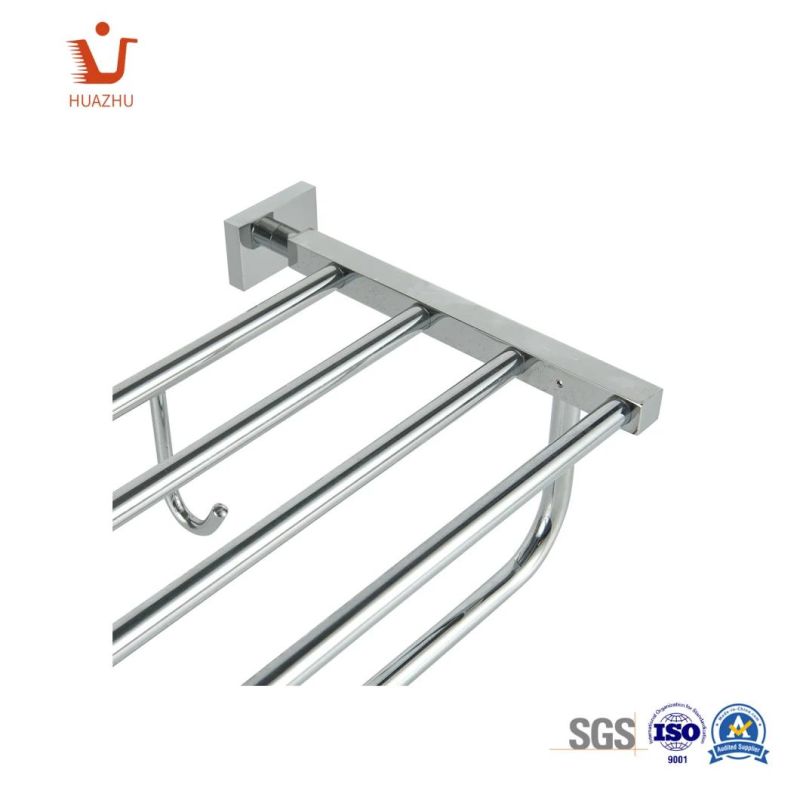 Modern Wall Mounted Towel Shelf Towel Bar for Bathroom OEM Factory High Quality