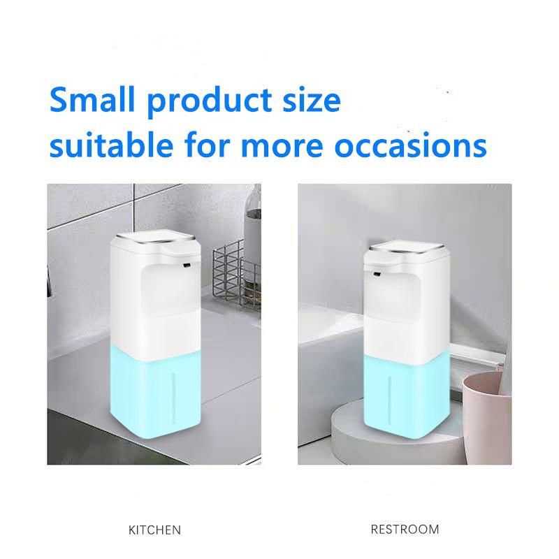 350ml Capacity Touch Free USB Rechargeable or Dry Battery Waterproof Automatic Soap Foam Dispenser