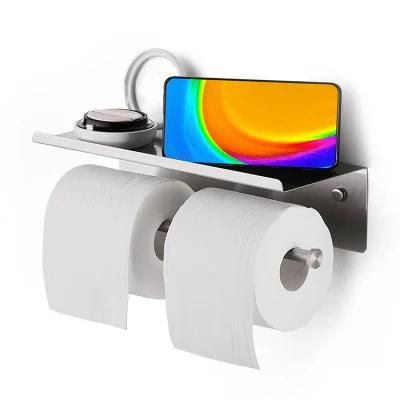 Luxury Stainless Steel Wall Mounted Dispenser Toilet Paper Holder